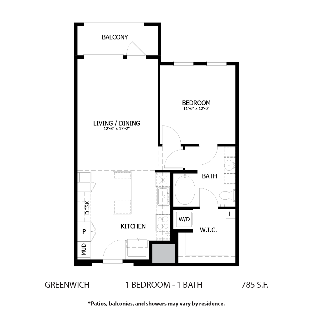 1 BED 1 BATH GREENWICH
